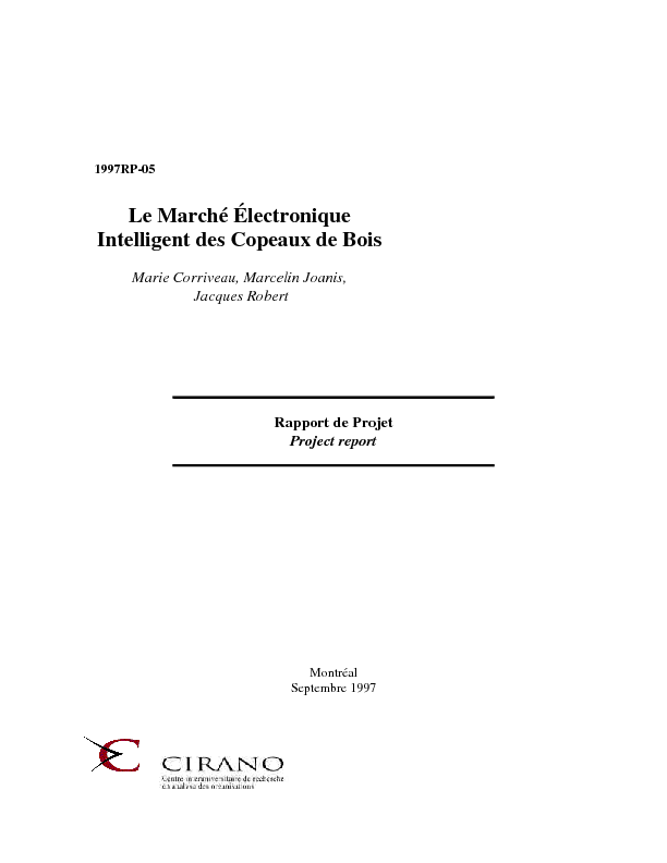 Le Marché Électronique Intelligent des Copeaux de Bois