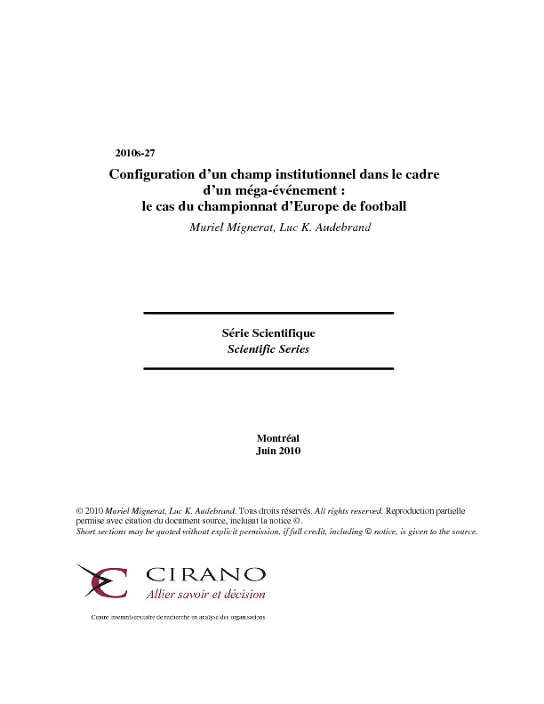 Configuration d