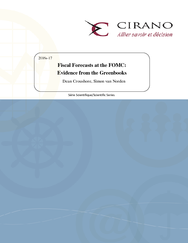 Fiscal Forecasts at the FOMC: Evidence from the Greenbooks