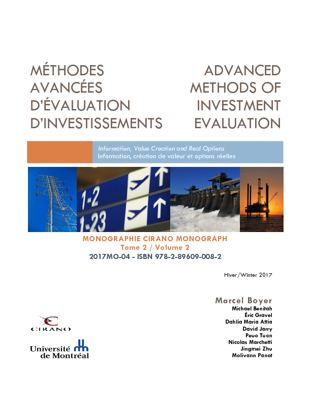 Méthodes avancées d’évaluation d’investissements / Advanced Methods of Investment Evaluation - Tome 2