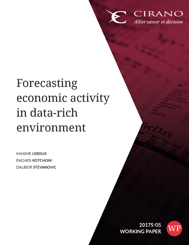 Forecasting economic activity in data-rich environment