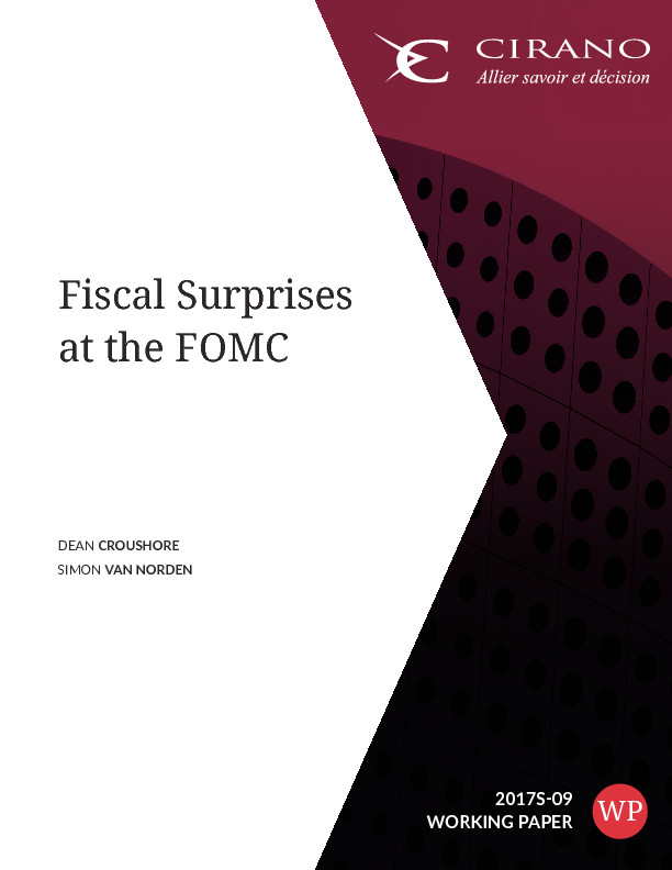 Fiscal Surprises at the FOMC