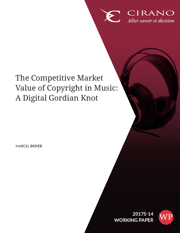 The Competitive Market Value of Copyright in Music: A Digital Gordian Knot