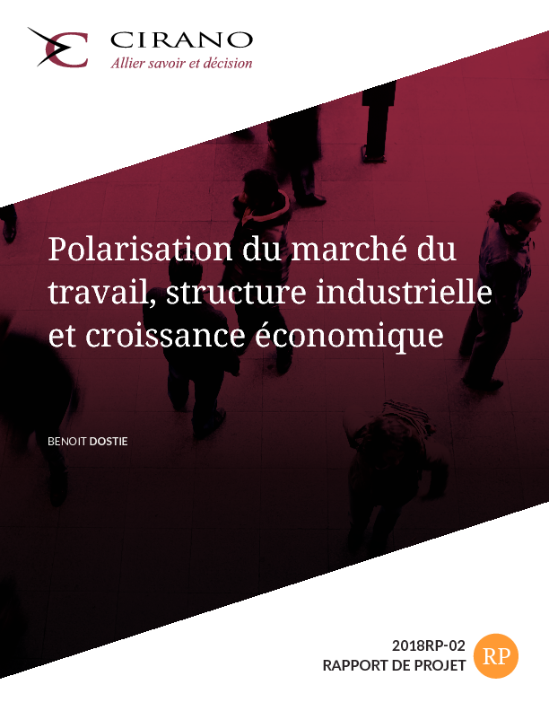 Polarisation du marché du travail, structure industrielle et croissance économique