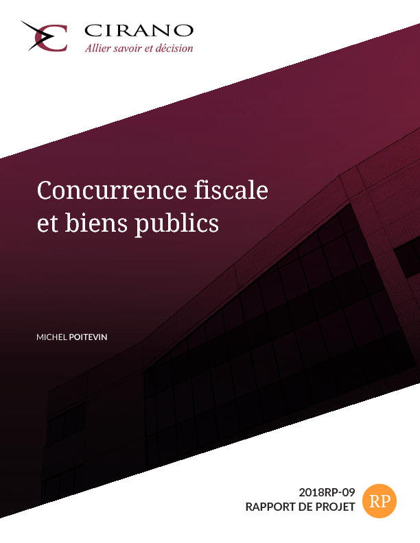 Concurrence fiscale et biens publics