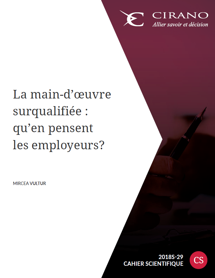 La main-d’œuvre surqualifiée : qu’en pensent les employeurs? 