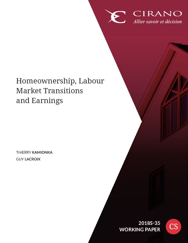 Homeownership, Labour Market Transitions and Earnings