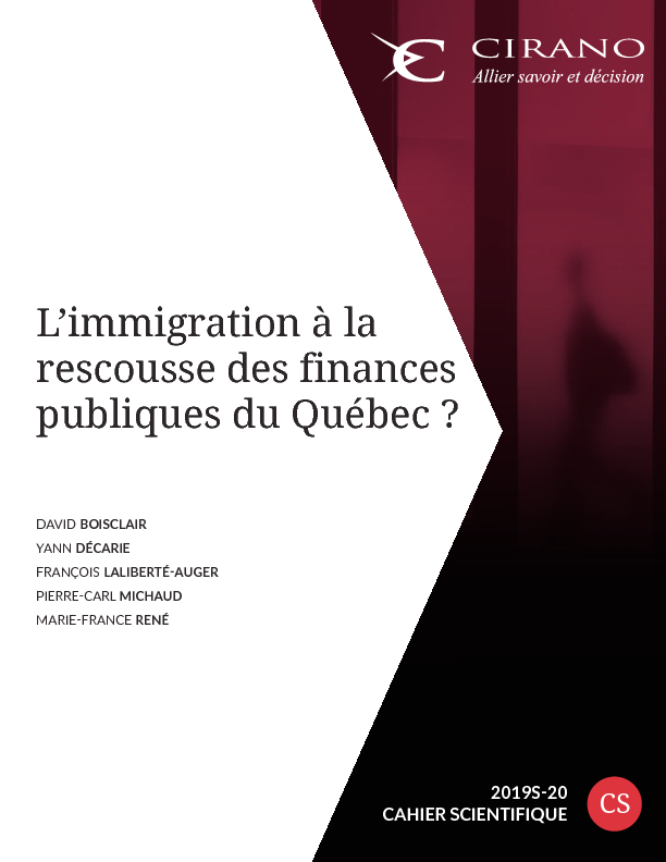 L’immigration à la rescousse des finances publiques du Québec ?