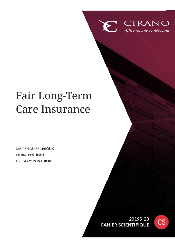 Fair Long-Term Care Insurance