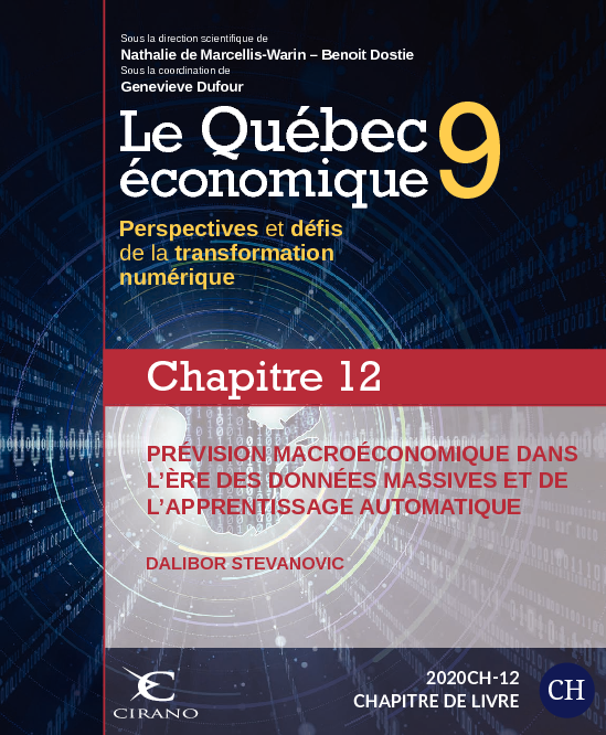 Le Québec économique 9 - Chapitre 12 - Prévision macroéconomique dans l’ère des données massives et de l’apprentissage automatique