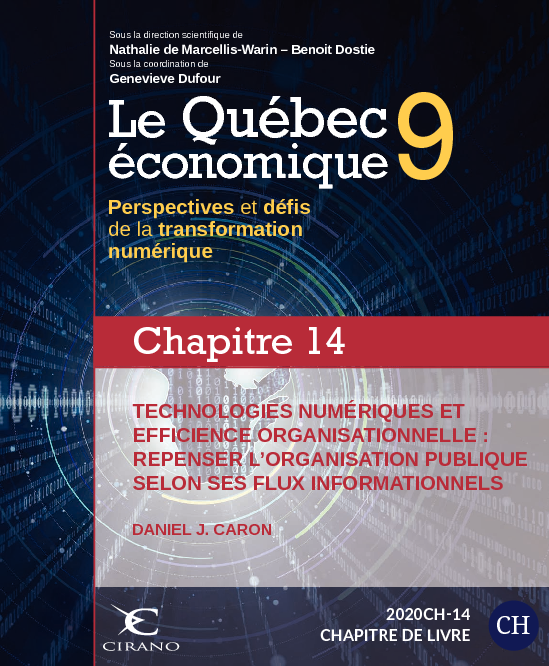 Le Québec économique 9 - Chapitre 14 - Technologies numériques et efficience organisationnelle : repenser l’organisation publique selon ses flux informationnels
