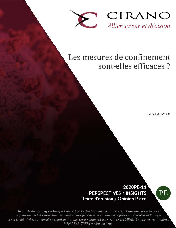 Les mesures de confinement sont-elles efficaces ?