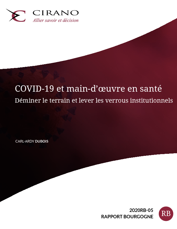 COVID-19 et main-d’œuvre en santé. Déminer le terrain et lever les verrous institutionnels 