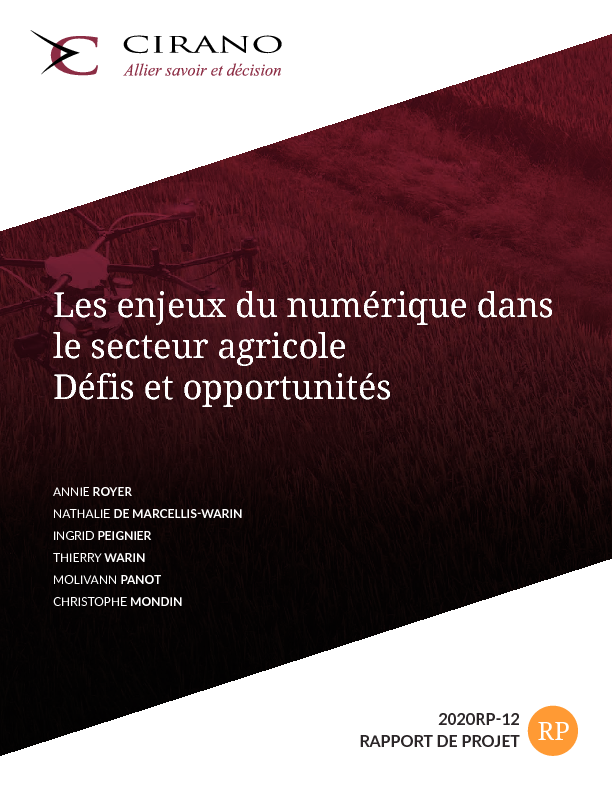 Les enjeux du numérique dans le secteur agricole - Défis et opportunités