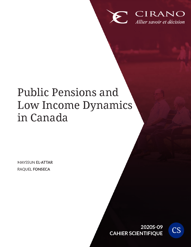 Public Pensions and Low Income Dynamics in Canada