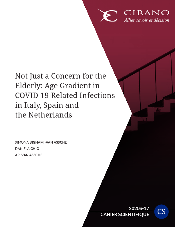 Not Just a Concern for the Elderly: Age Gradient in COVID-19-Related Infections in Italy, Spain and the Netherlands