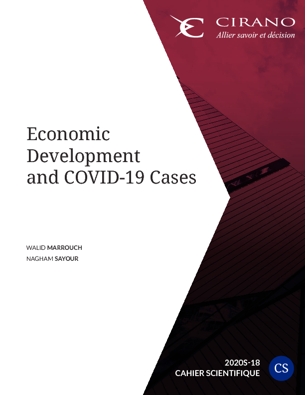 Economic Development and COVID-19 Cases
