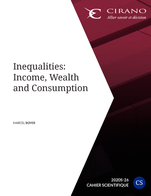 Inequalities: Income, Wealth and Consumption