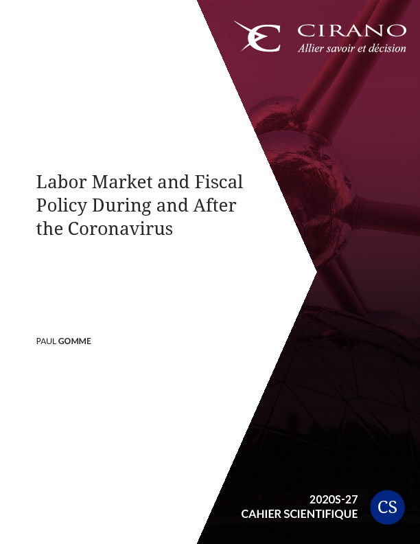 Labor Market and Fiscal Policy During and After the Coronavirus