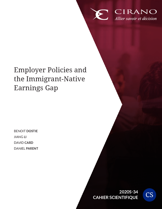 Employer Policies and the Immigrant-Native Earnings Gap