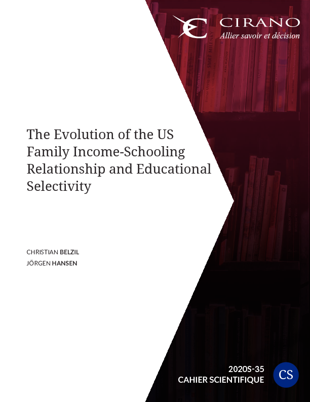 The Evolution of the US Family Income-Schooling Relationship and Educational Selectivity