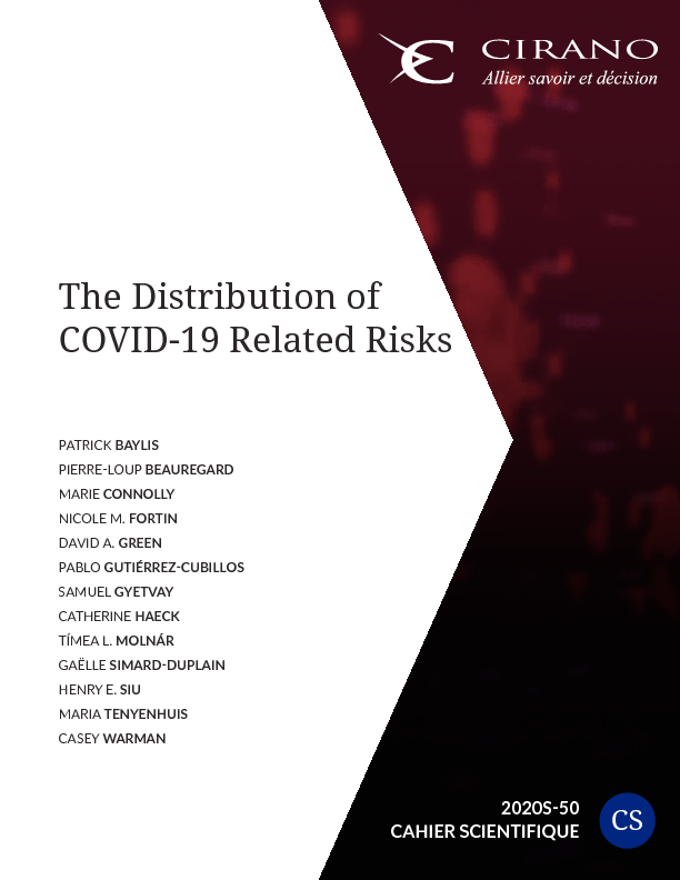 The Distribution of COVID-19 Related Risks