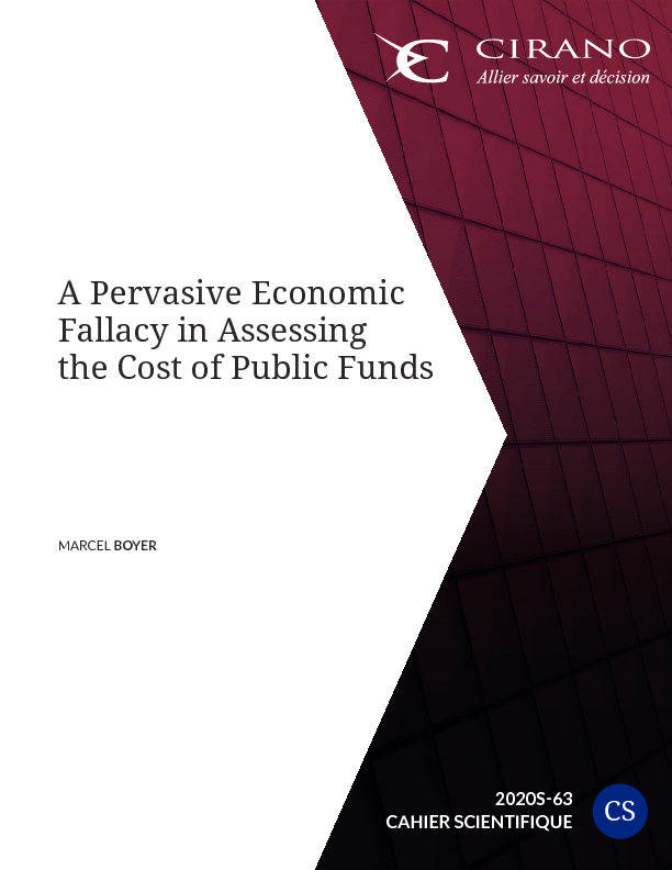 A Pervasive Economic Fallacy in Assessing the Cost of Public Funds