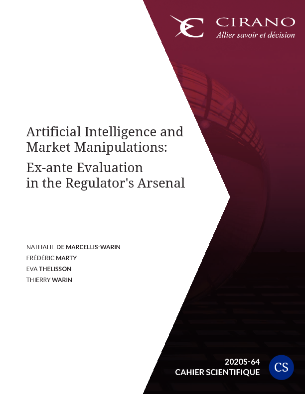 Artificial Intelligence and Market Manipulations: Ex-ante Evaluation in the Regulator