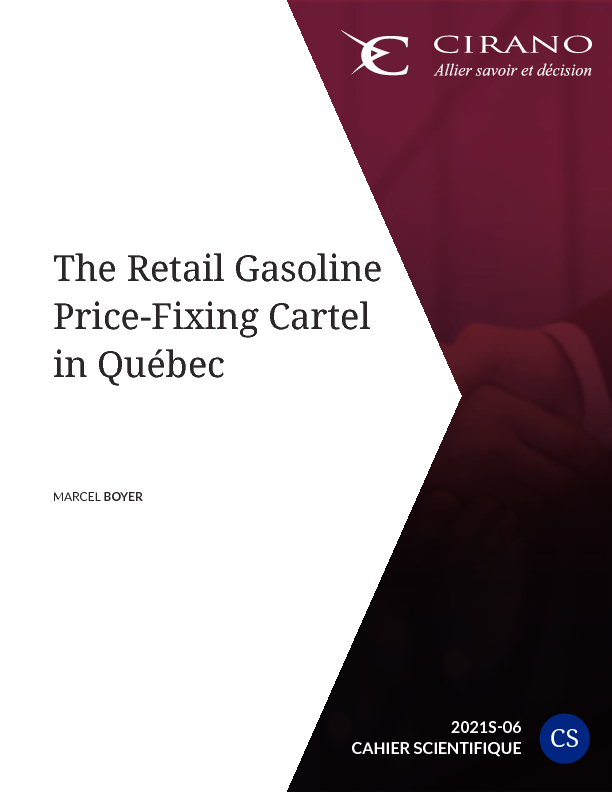 The Retail Gasoline Price-Fixing Cartel in Québec