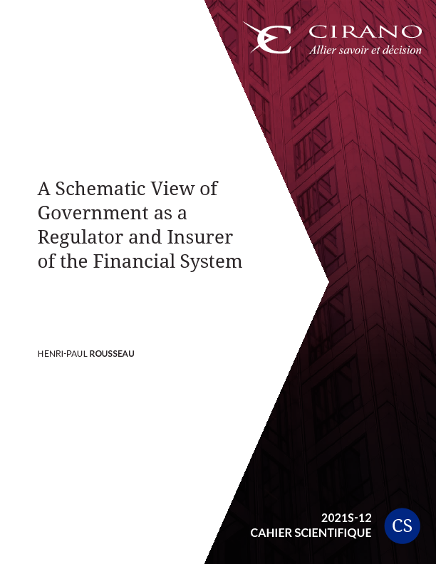 A Schematic View of Government as a Regulator and Insurer of the Financial System