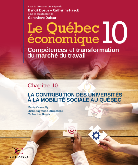 Le Québec économique 10 - Chapitre 10 - La contribution  des universités à la mobilité sociale au Québec