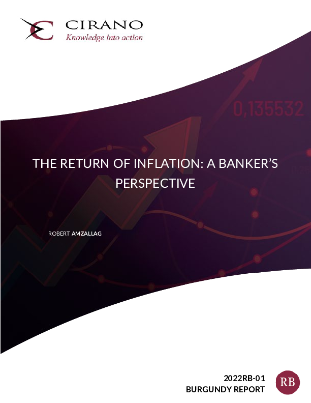 The return of inflation: a banker’s perspective
