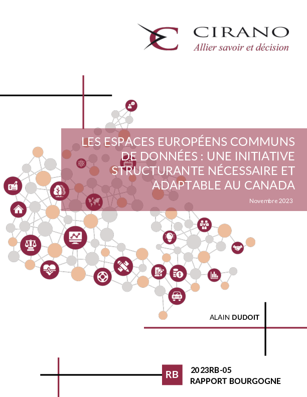 Les espaces européens communs de données : une initiative structurante nécessaire et adaptable au Canada
