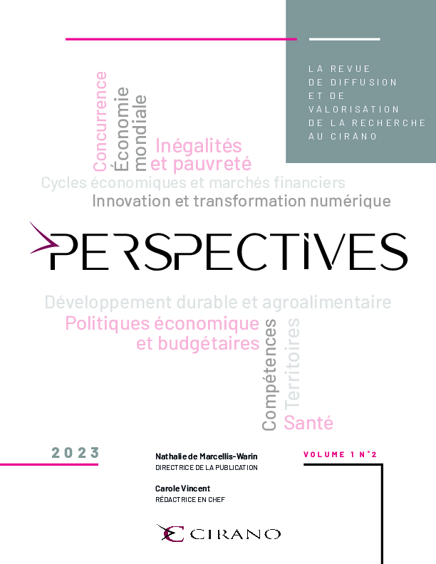 Perspectives - Revue semi-annuelle 2023 - Volume 1 N˚2