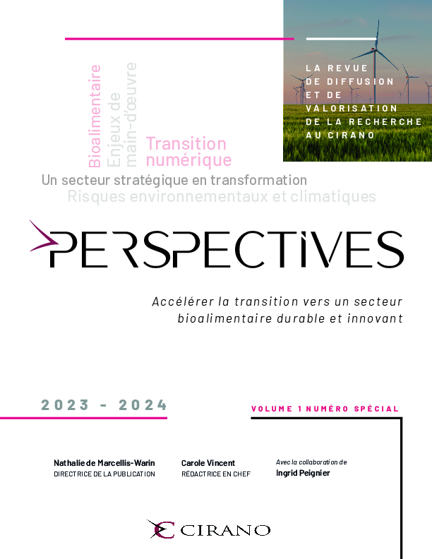 PERSPECTIVES - Revue 2023 - 2024 - Volume 1 N˚Spécial