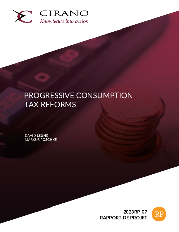 Progressive consumption tax reforms