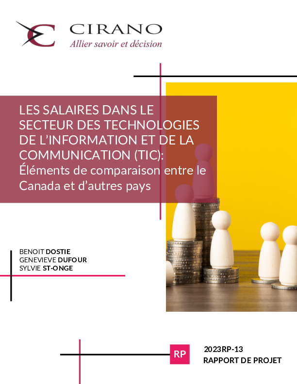 Les salaires dans le secteur des technologies de l’information et de la communication (TIC) :    Éléments de comparaison entre le Canada et d’autres pays