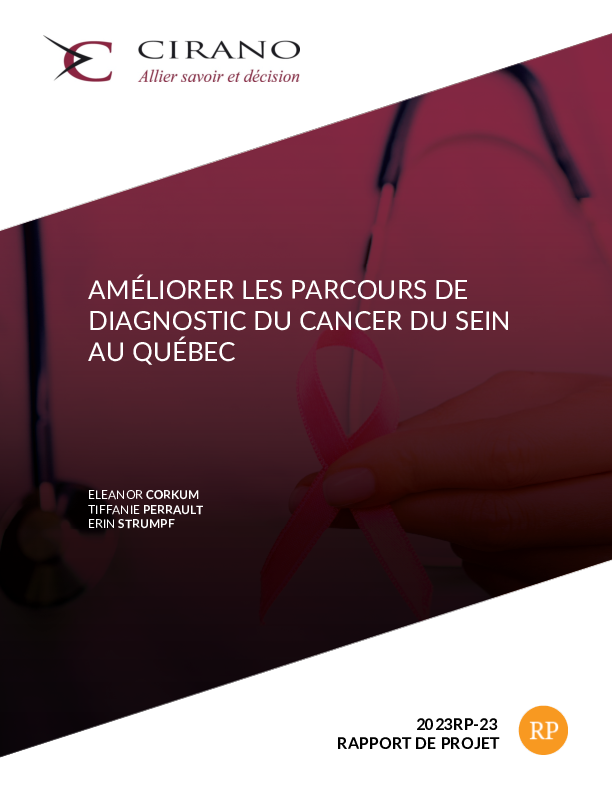 Améliorer les parcours de diagnostic du cancer du sein au Québec