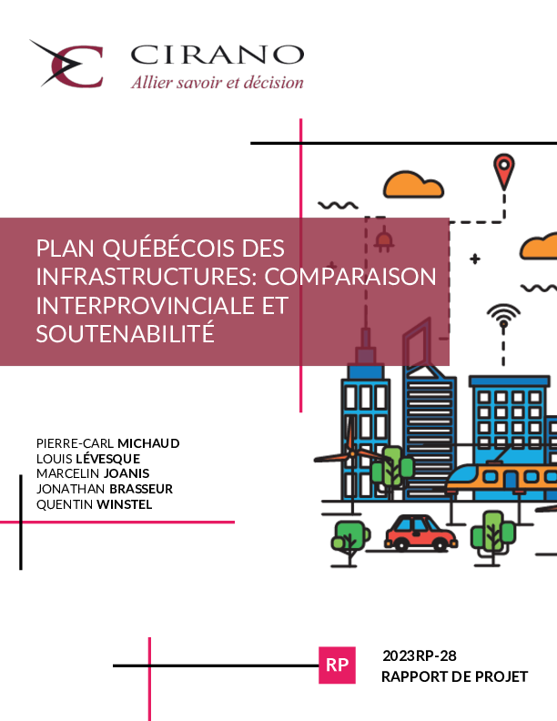 Plan québécois des infrastructures : comparaison interprovinciale et soutenabilité