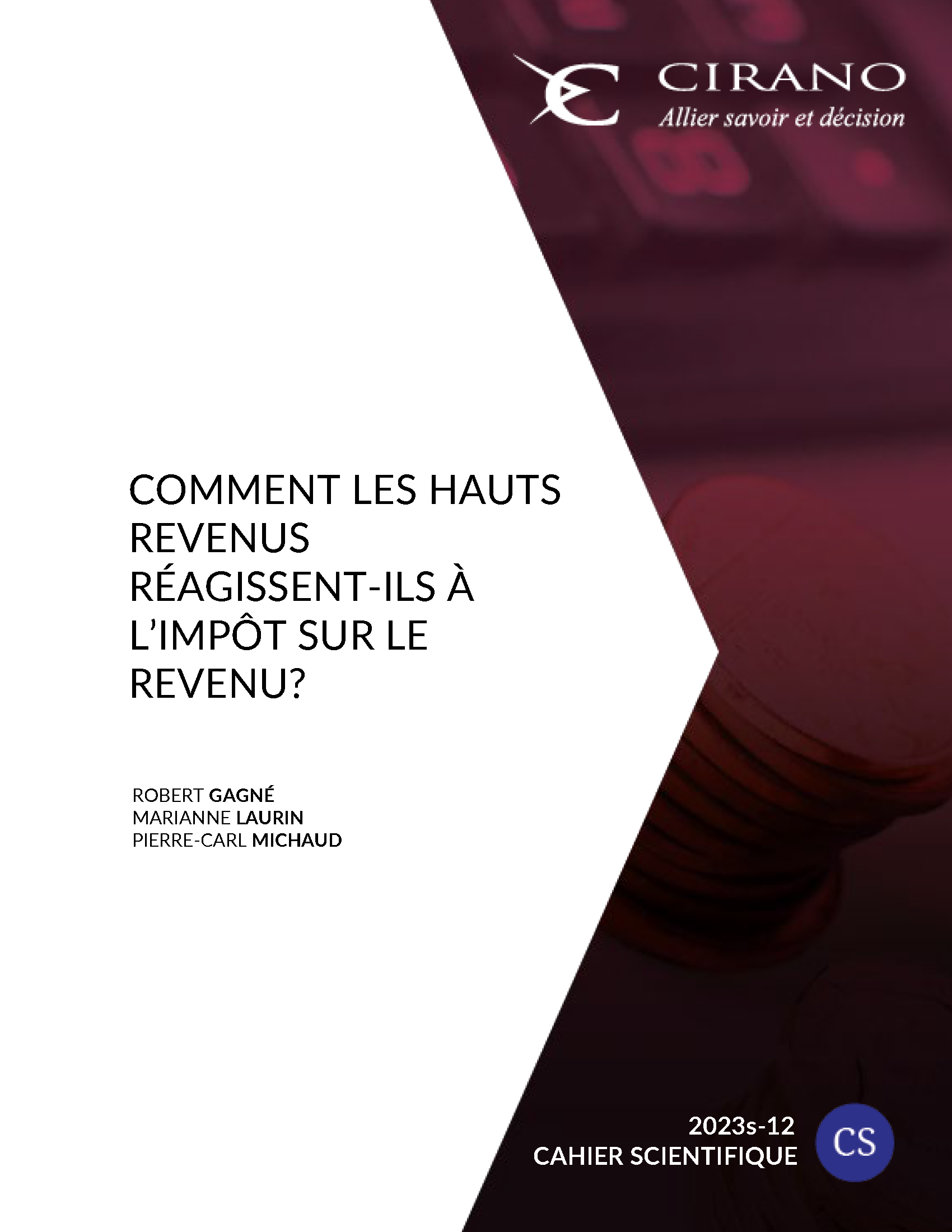 Comment les hauts revenus réagissent-ils à l’impôt sur le revenu?