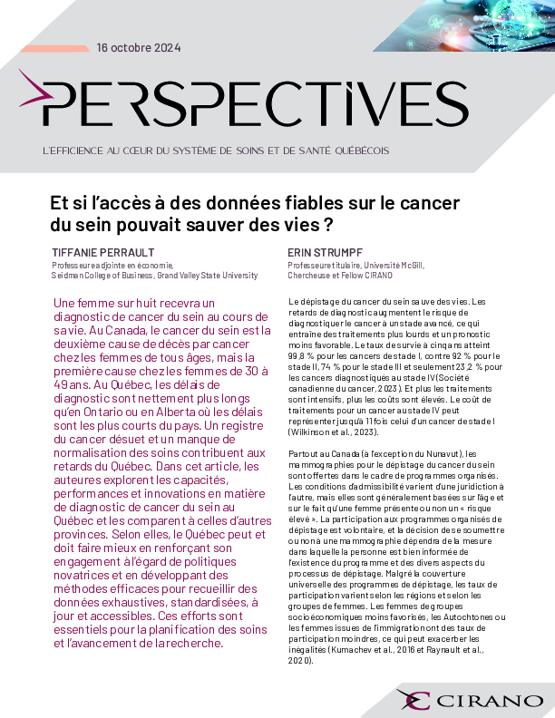 Et si l’accès à des données fiables sur le cancer du sein pouvait sauver des vies ?