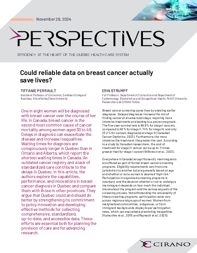 Could reliable data on breast cancer actually save lives?
