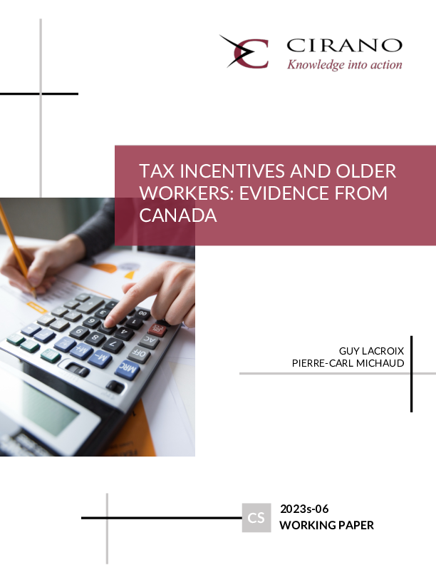 Tax Incentives and Older Workers: Evidence from Canada