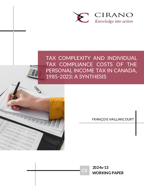 Tax complexity and individual tax compliance costs of the personal income tax in Canada, 1985-2023: a synthesis