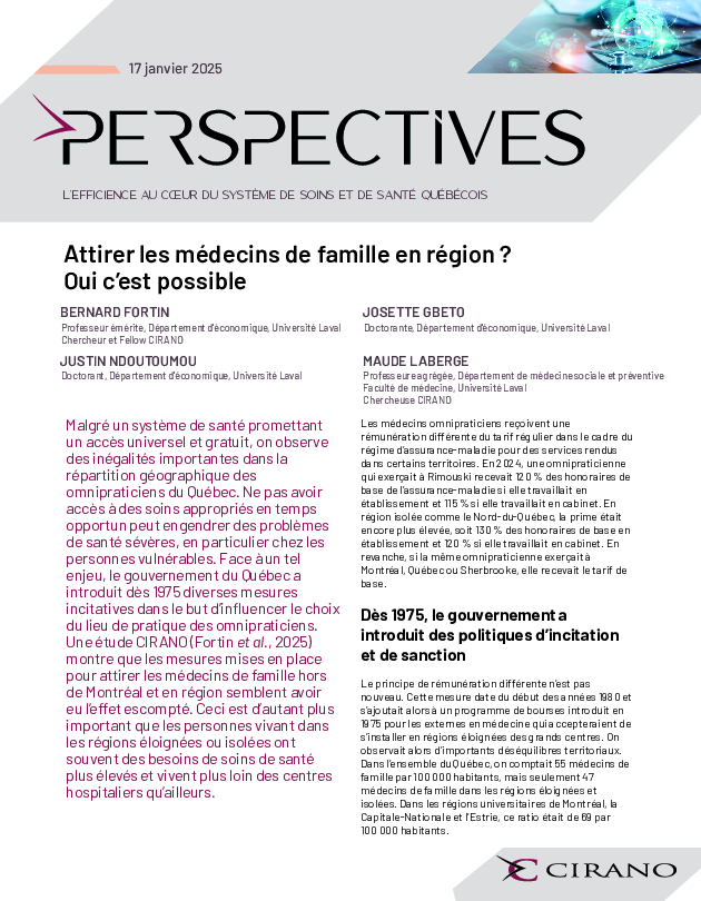 Attirer les médecins de famille en région ? Oui c’est possible