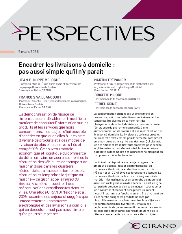 Encadrer les livraisons à domicile : pas aussi simple qu’il n’y paraît