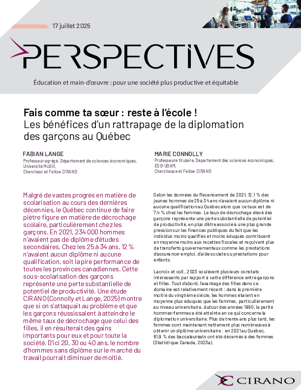Fais comme ta sœur : reste à l’école !