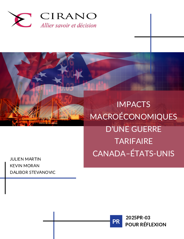 Impacts macroéconomiques d’une guerre tarifaire Canada–États-Unis