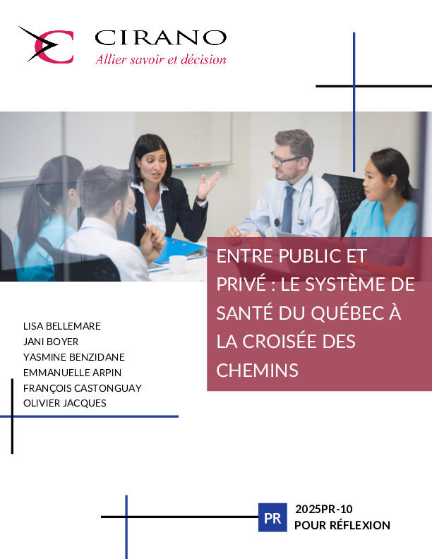Entre public et privé : le système de santé du Québec à la croisée des chemins