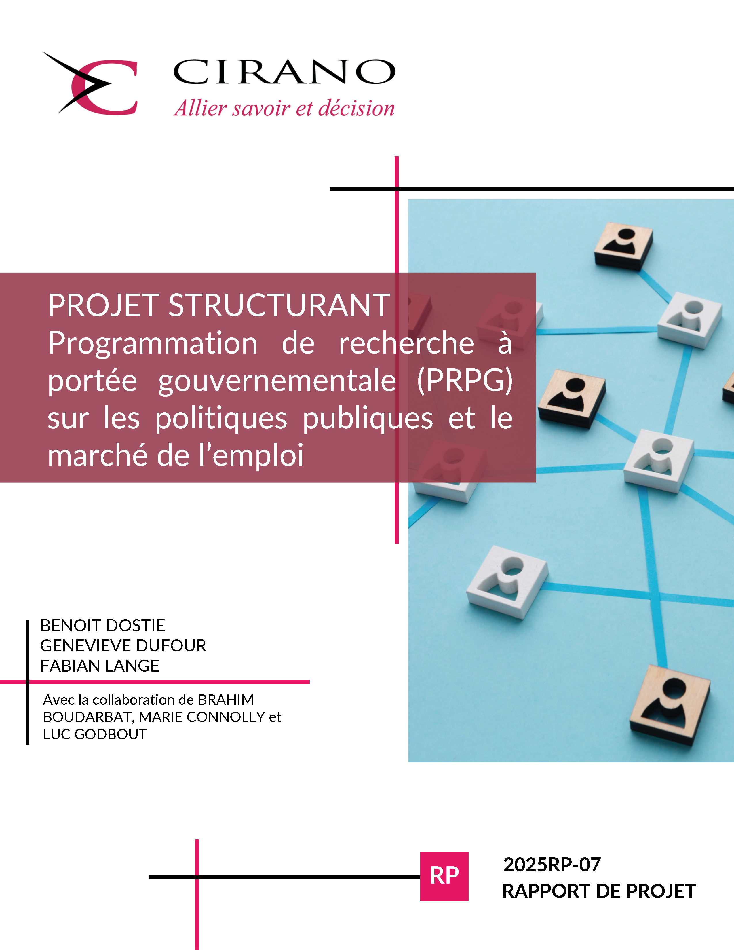 Programmation de recherche à portée gouvernementale sur les politiques publiques et le marché de l’emploi